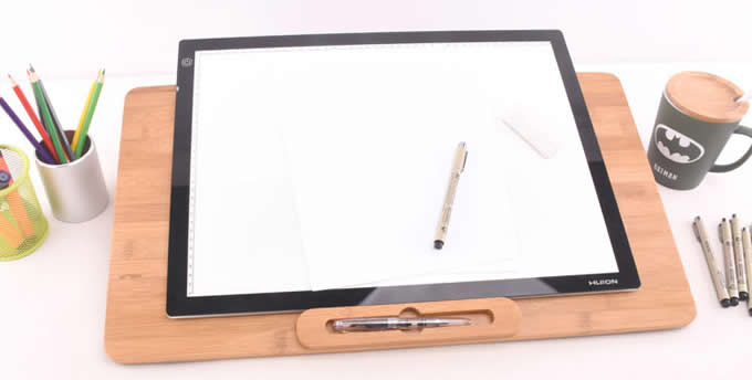    Wood Multifunctional Desk Drawing Board Art Supply for Students Kids